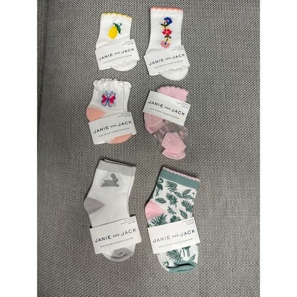 Janie and Jack Girls Accessories‎ bundle Set 6 pieces - Picture 1 of 3